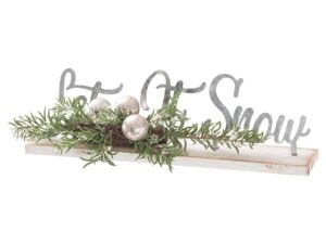 The Noel Collection Let It Snow Table Sitting Sign
