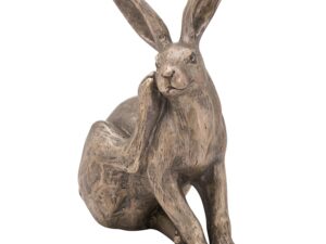 Sitting Bronze Hare Statue