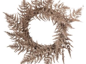 Antique Bronze Faux Fern Wreath