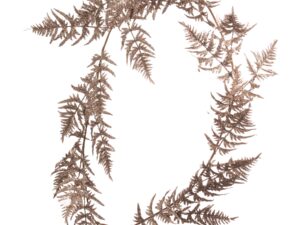 Antique Bronze Faux Fern Garland