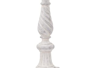 Antique White Large Twisted Candle Column