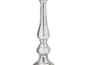 Tall Metallic Hexagonal Candle Pillar