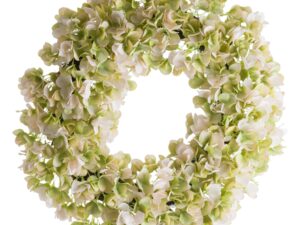 White Hydrangea Wreath - Image 1