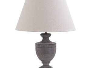 Incia Urn Wooden Table Lamp