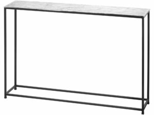 Cast Silver Console Table