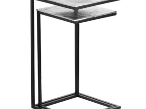 Cast Silver Set of  Two Sofa Tables