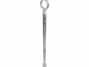 Cast Silver Large D?cor Candle Stand