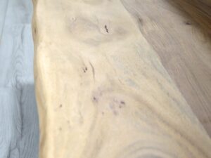 Live Edge Collection Sandblasted Dining Bench - Image 6