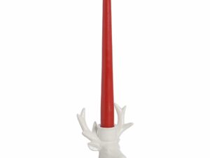 White Deer Candle Holders