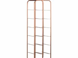 Industrial Inspired Copper Finished 12 Bottle Wine Holder - Image 1