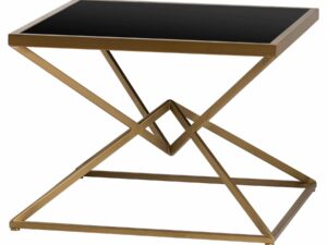 Antique Bronze Contemporary Display Sidetable