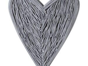 Grey Willow Branch Heart