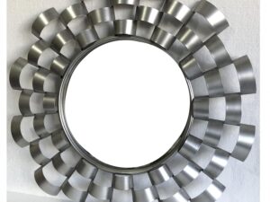Large Silver Evi mirror