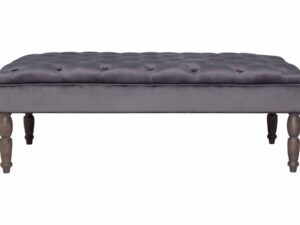 Knightsbridge Button Pressed Ottoman