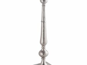 Farrah Collection Silver Tall Dinner Candle Holder