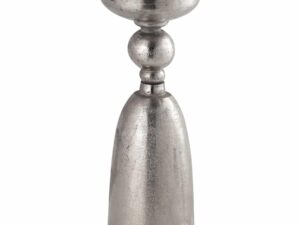 Farrah Collection Silver Large Pillar Candle Holder