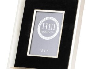 Antiqued Pewter Deep Framed  Black Velvet 5X7 Photo Frame