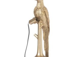 Percy The Parrot Gold Table Lamp