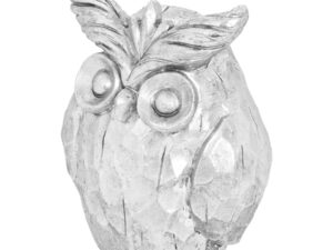 Otis The Large Silver Ceramic Owl