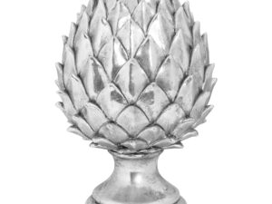 Tall Silver Pinecone Finial