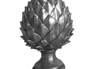 Large Silver Pinecone Finial