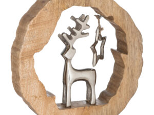 Root Star And Stag Ornament