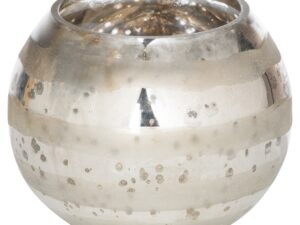Ribbed Lustre Small Candle Holder