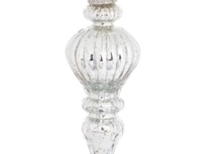 The Noel Collection Large Silver Statement Bauble