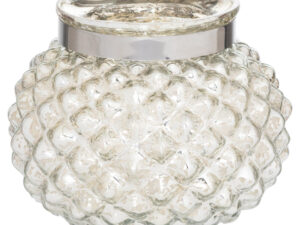 The Lustre Collection Silver Small Combe Candle Holder