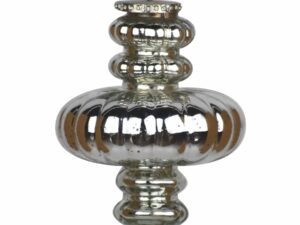 The Noel Collection Silver Large Fluted Bauble