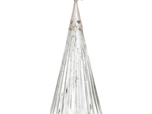 The Noel Collection Star Topped Glass Decorative Large Tree