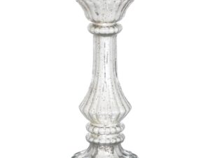 Mercury Effect Deep Ribbed Small Candle Pillar