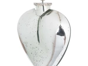 The Noel Collection Mercury Effect Small Heart Bauble