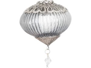 The Noel Collection Smoked Midnight Jewel Medium Bauble