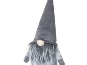 Grey Velvet Little Gonk