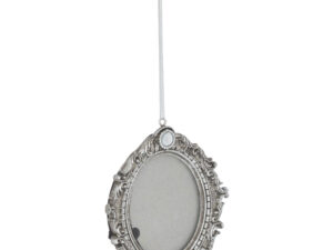 Christmas Hanging Silver Photo Frame