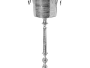 Large Cast Aluminium Standing Champagne Cooler