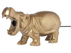 Hetty The Hippo Gold Table Lamp